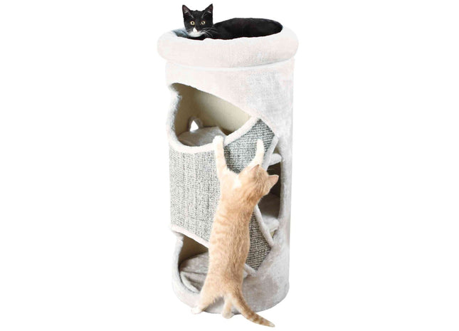 Trixie Cat Tower Gracia – Kratztonne lichtgrau