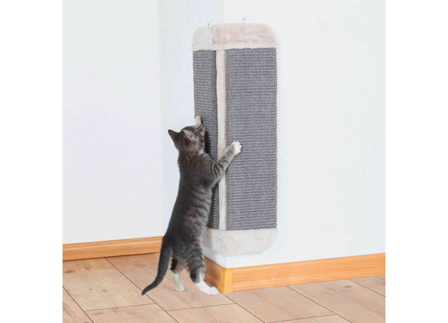 Trixie Kratzbrett – Katzenkratzbrett lichtgrau 32×60cm