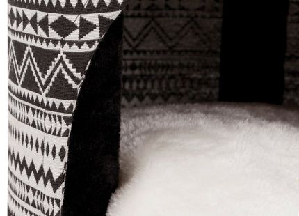 Trixie Kratzbaum Giada - Katzenkratzbaum schwarz/weiss 112cm