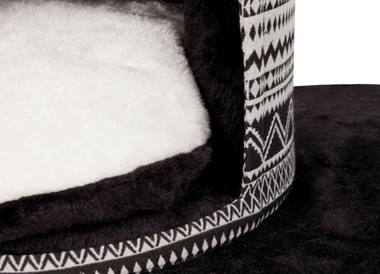 Trixie Kratzbaum Giada - Katzenkratzbaum schwarz/weiss 112cm