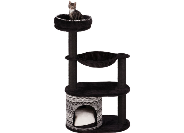 Trixie Kratzbaum Giada - Katzenkratzbaum schwarz/weiss 112cm
