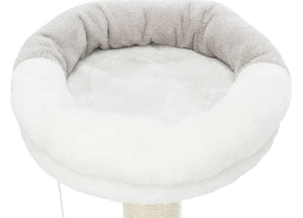 Trixie Kratzbaum Nuria - Katzenkratzbaum weiss/grau 71cm