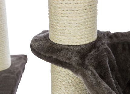 Trixie Kratzbaum Madrid - deckenhoch, grau, Katzenmöbel