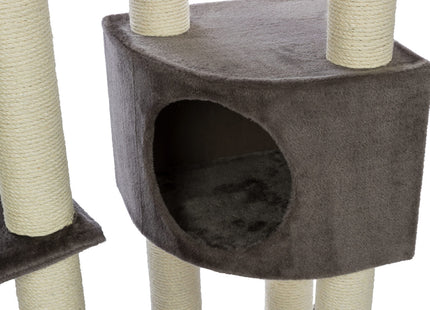 Trixie Kratzbaum Madrid - deckenhoch, grau, Katzenmöbel