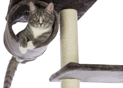 Trixie Kratzbaum Madrid - deckenhoch, grau, Katzenmöbel