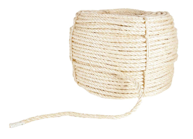 Trixie Sisalband Rolle 220 m - strapazierfähiges und langlebiges Sisalband für Katzenspielzeug und Kratzbäume