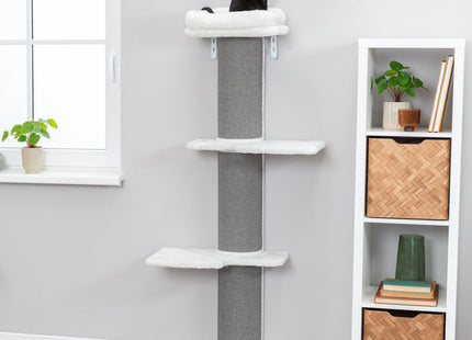 Trixie Kratzbaum Acadia – Katzenkratzbaum grau 160cm