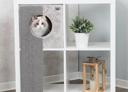 Trixie Kuschelhöhle mit Kratzbrett grau