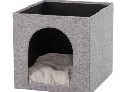 Trixie Kuschelhöhle Ella - Katzenhöhle grau 33x33x37cm