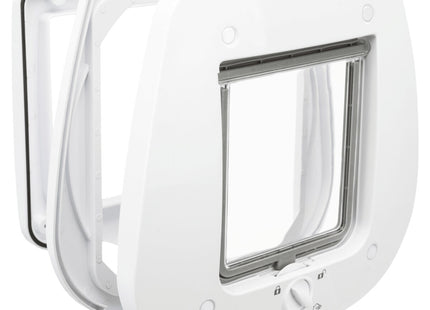 Trixie 4-Wege Freilauftür – Katzentür weiss