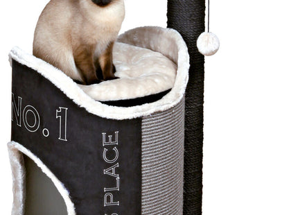 Trixie Kratzbaum Susana – Katzenkratzbaum schwarz 90cm