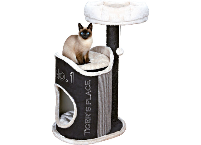 Trixie Kratzbaum Susana – Katzenkratzbaum schwarz 90cm