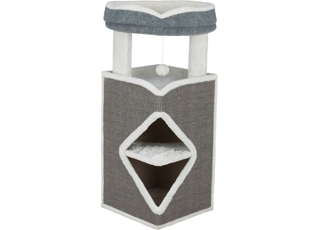 Trixie Cat Tower Arma - Katzenkletterturm grau/blau