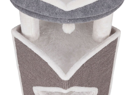 Trixie Cat Tower Arma - Katzenkletterturm grau/blau