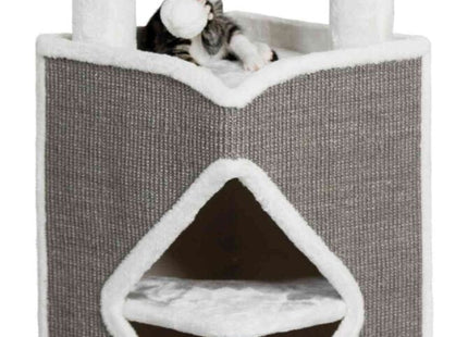 Trixie Cat Tower Arma - Katzenkletterturm grau/blau
