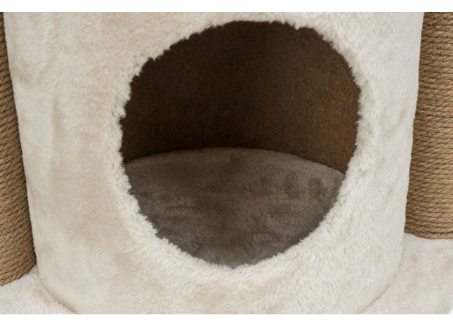 Trixie Kratzbaum Nayra - Katzenkratzbaum beige 83 cm