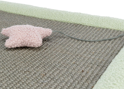 Trixie Junior Kratzmatte - grau mint 47x47cm