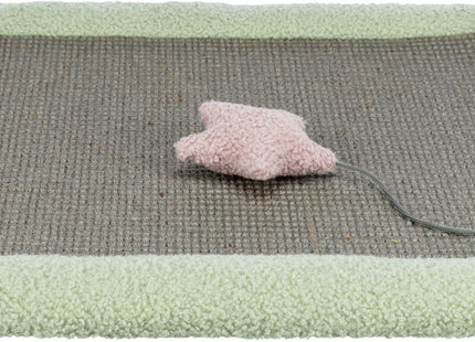 Trixie Junior Kratzmatte - grau mint 47x47cm