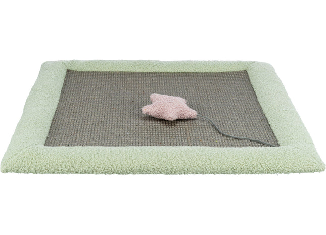 Trixie Junior Kratzmatte - grau mint 47x47cm