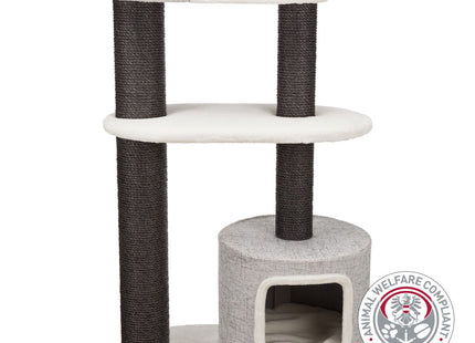 Trixie Kratzbaum XXL Cara - Katzenkratzbaum weiss/grau