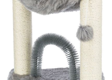 Trixie Kratzbaum Baza mit Bürste grau 50cm
