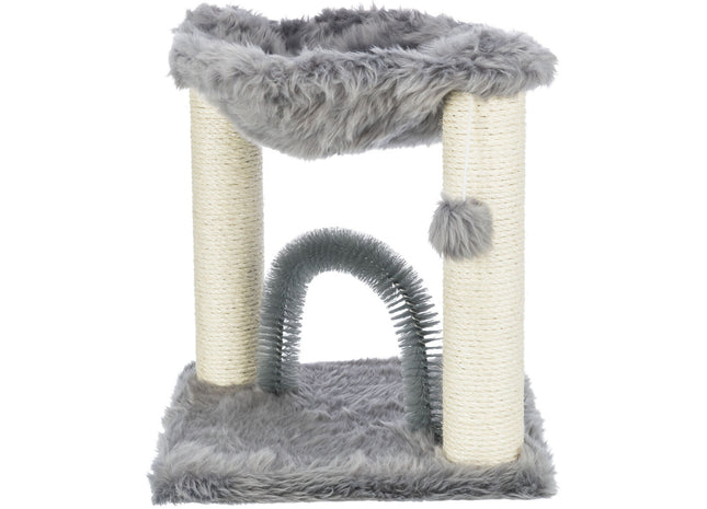 Trixie Kratzbaum Baza mit Bürste grau 50cm