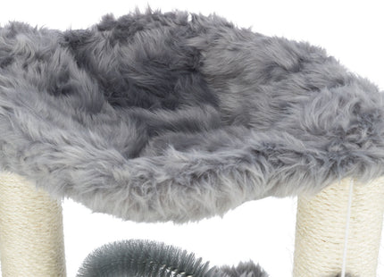 Trixie Kratzbaum Baza mit Bürste grau 50cm