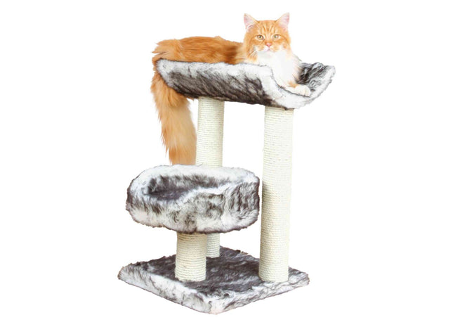 Trixie Kratzbaum Isaba - kompakt schwarzweiss 62 cm