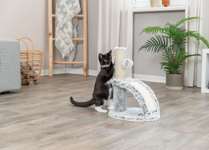 Trixie Junior Kratzstamm Winnie - Weiss-Schwarz, 43cm