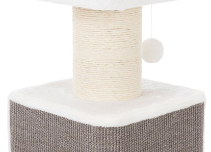 Trixie Kratzbaum Ava - Weiss, 86 cm, Katzenkratzbaum