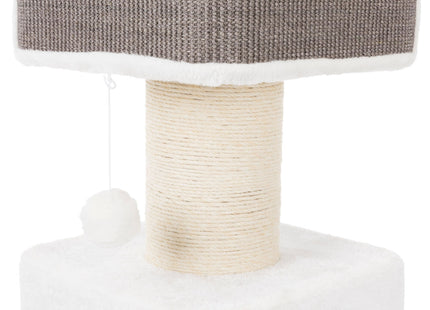 Trixie Kratzbaum Ava - Weiss, 86 cm, Katzenkratzbaum