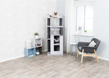 Trixie Kratzbaum XXL Leandro - Hellgrau, 163 cm