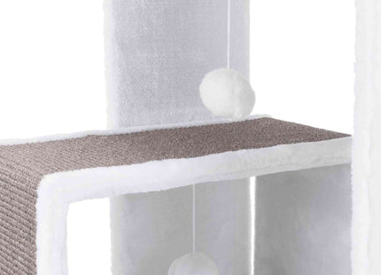 Trixie Kratzbaum Maria - Katzenkratzbaum weiss/grau 101cm