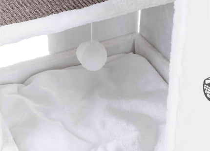 Trixie Kratzbaum Maria - Katzenkratzbaum weiss/grau 101cm