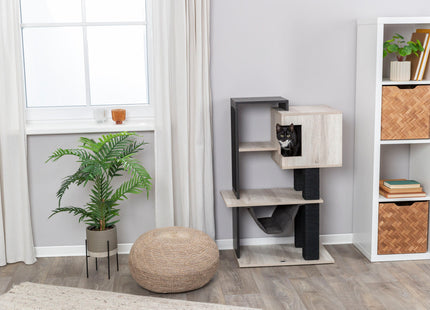 Trixie Kratzbaum CityStyle - Katzenkratzbaum grau schwarz