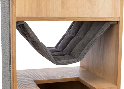 Trixie Cat Tower CityStyle – Katzenkratzbaum braun/grau