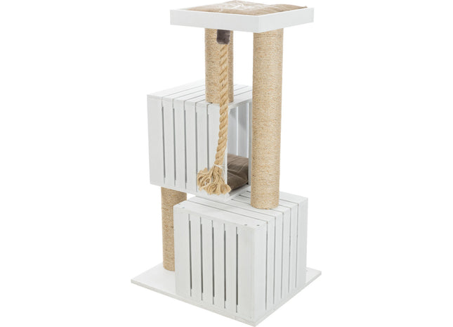 Trixie BE NORDIC Kratzbaum Skadi – Weiss, 114cm