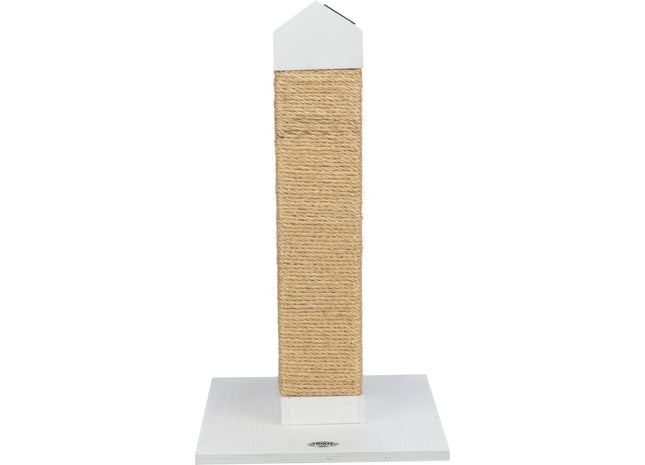 Trixie BE NORDIC Kratzstamm Iben – kompakt, weiss, Sisal