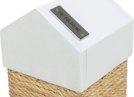 Trixie BE NORDIC Kratzstamm Iben – kompakt, weiss, Sisal