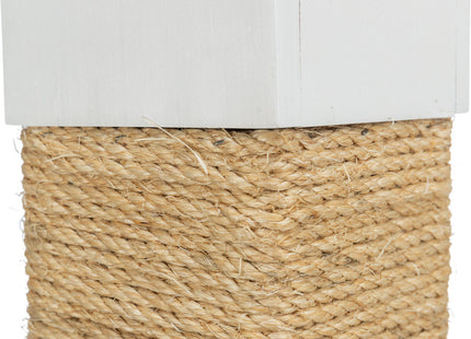 Trixie BE NORDIC Kratzstamm Iben – kompakt, weiss, Sisal