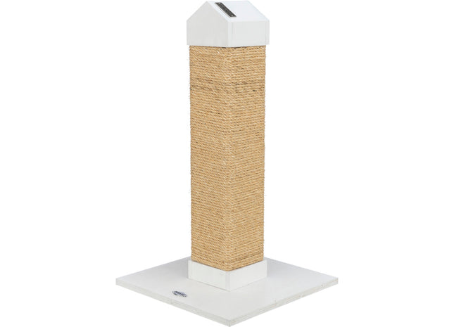 Trixie BE NORDIC Kratzstamm Iben – kompakt, weiss, Sisal