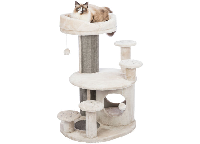 Trixie Senioren-Kratzbaum Emil – Katzenkratzbaum lichtgrau