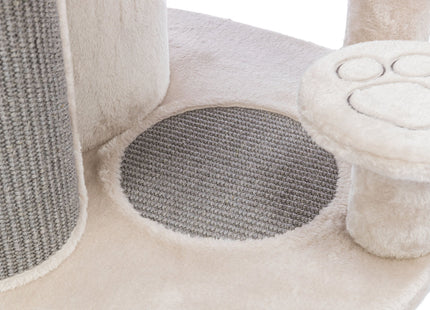 Trixie Senioren-Kratzbaum Emil – Katzenkratzbaum lichtgrau