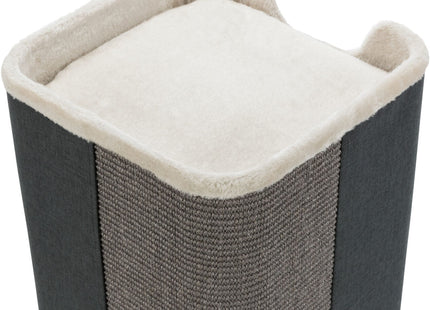 Trixie Cat Tower Jorge - Katzenkratzbaum lichtgrau anthrazit