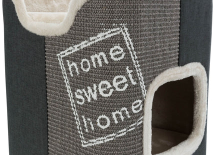 Trixie Cat Tower Jorge - Katzenkratzbaum lichtgrau anthrazit