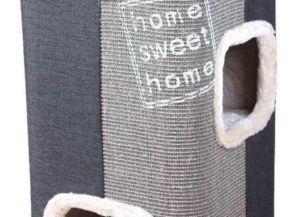 Trixie Cat Tower Jorge - Katzenkratzbaum lichtgrau anthrazit