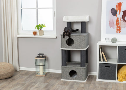 Trixie Kratzbaum Almira – grau, 128 cm hoch