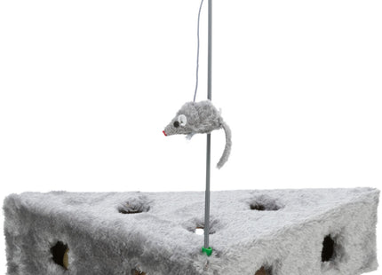 Trixie Cat's Cheese Spielangel mit 3 Spielbällen - interaktives Katzenspielzeug für stundenlangen Spielspass