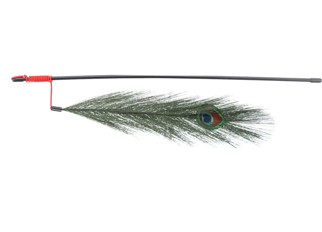 Trixie - Spielangel mit Pfauenfeder, 47 cm