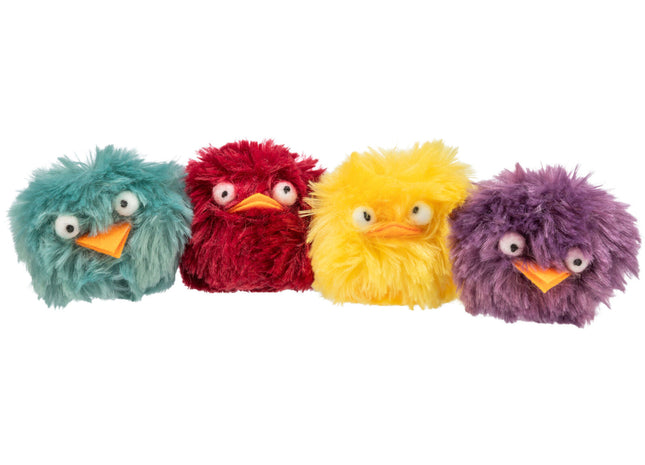 Trixie Rasselball - Plüsch, 18 Stück, ø 6 cm